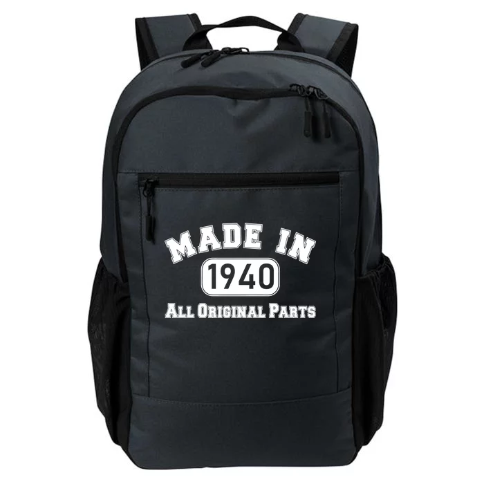 80th Birthday Made in 1940 All Original Parts Daily Commute Backpack