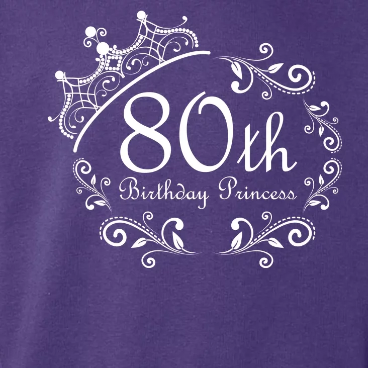 80th Birthday Princess Toddler Hoodie