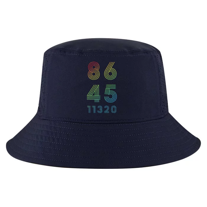 86 45 2020 Cool Retro Anti Trump Vote 8645 864511320 Cool Comfort Performance Bucket Hat