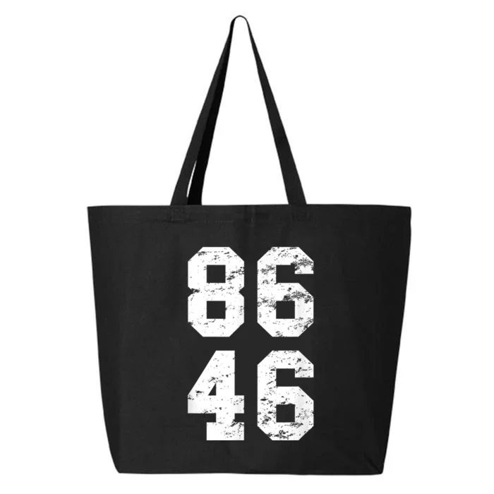 86 46 Impeach Biden 46 Vintage Distressed 8646 Anti Biden 25L Jumbo Tote