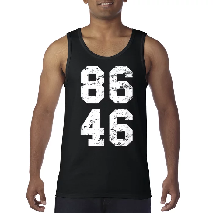 86 46 Impeach Biden 46 Vintage Distressed 8646 Anti Biden Tank Top