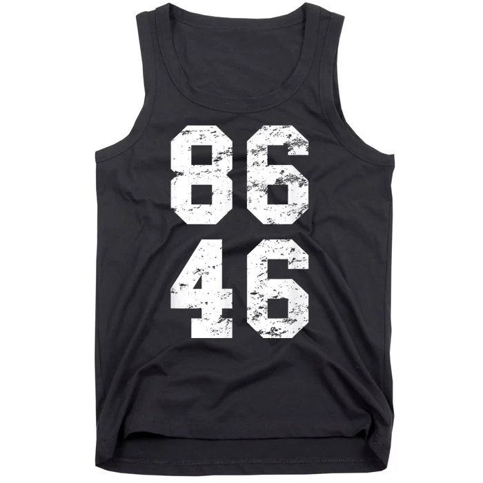 86 46 Impeach Biden 46 Vintage Distressed 8646 Anti Biden Tank Top