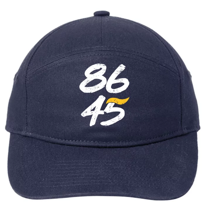 8645 Impeach Trump Vintage Distressed 86 45 7-Panel Snapback Hat