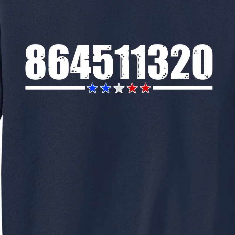 864511320 Anti Trump 8645 Tall Sweatshirt