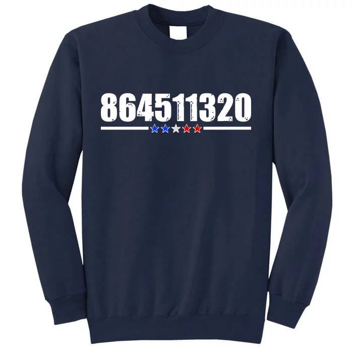 864511320 Anti Trump 8645 Tall Sweatshirt