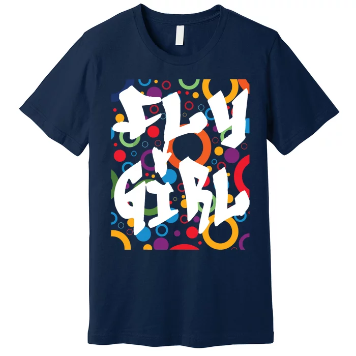 80s 90s BGirl Old School Hip Hop Premium T-Shirt