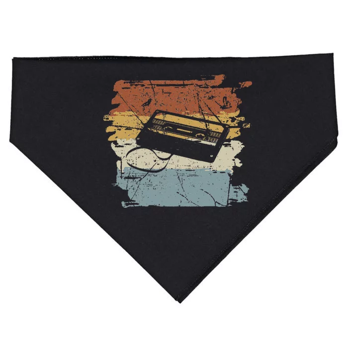 80S 90S Cassette USA-Made Doggie Bandana