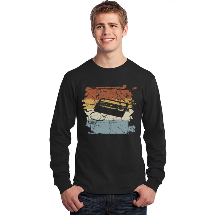 80S 90S Cassette Long Sleeve Shirt