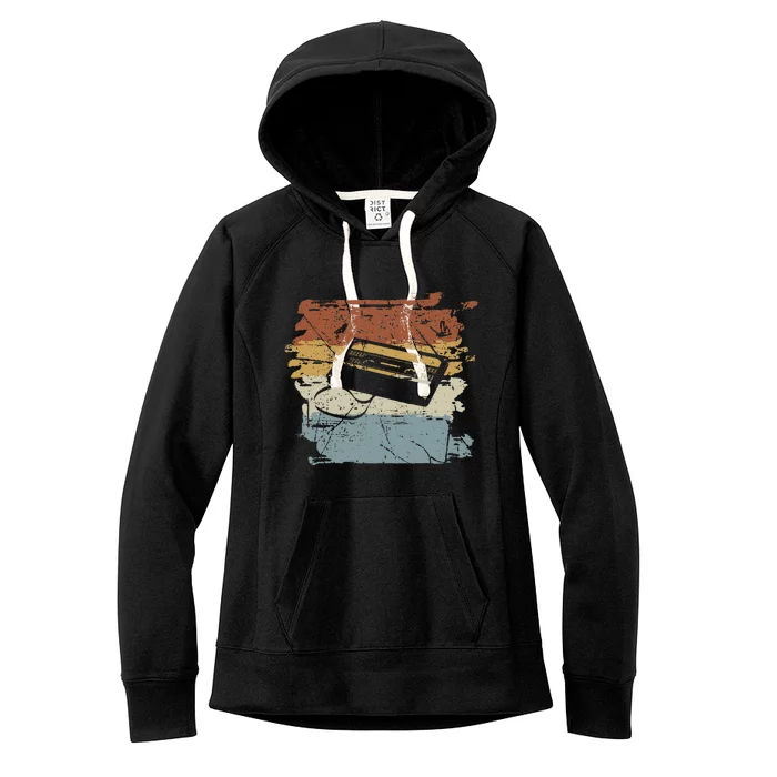 80S 90S Cassette Women's Fleece Hoodie