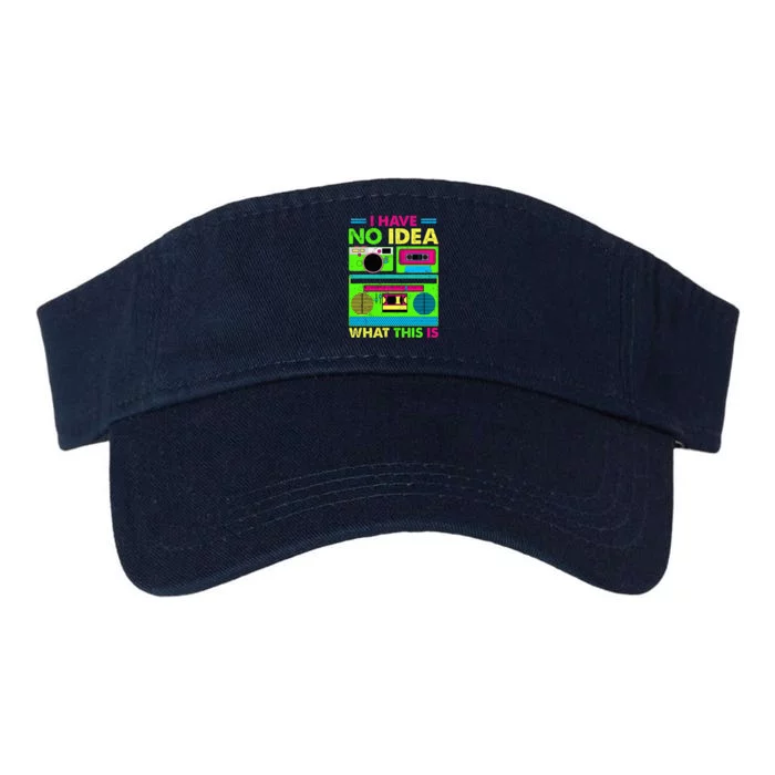 80s 90s Have No Idea What This Is Valucap Bio-Washed Visor