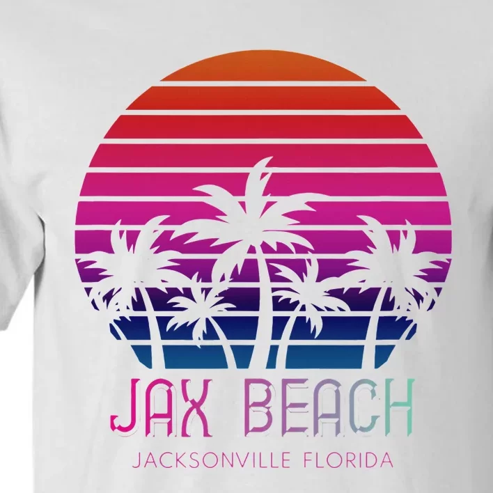 80s 90s Jacksonville Florida Vacation Jax Beach Tall T-Shirt