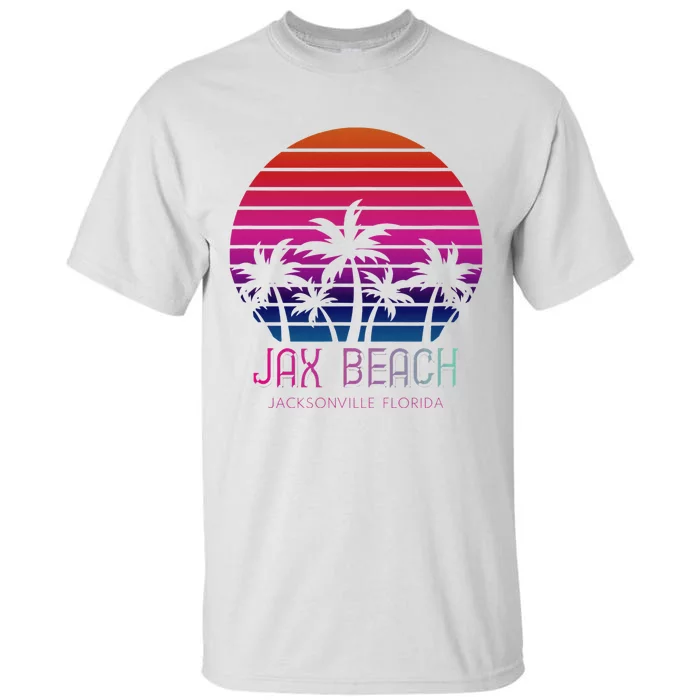 80s 90s Jacksonville Florida Vacation Jax Beach Tall T-Shirt