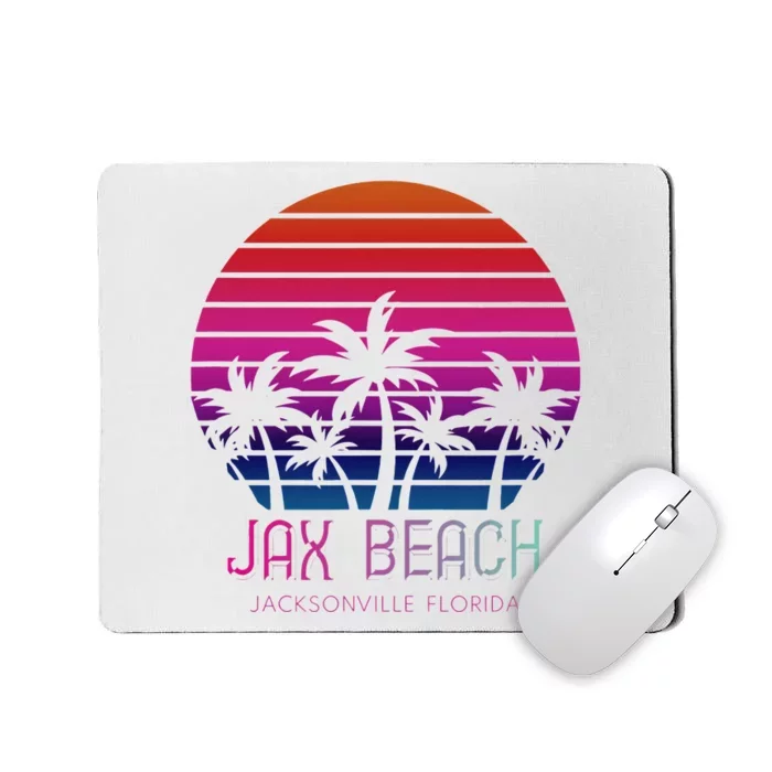 80s 90s Jacksonville Florida Vacation Jax Beach Mousepad