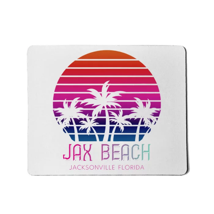 80s 90s Jacksonville Florida Vacation Jax Beach Mousepad