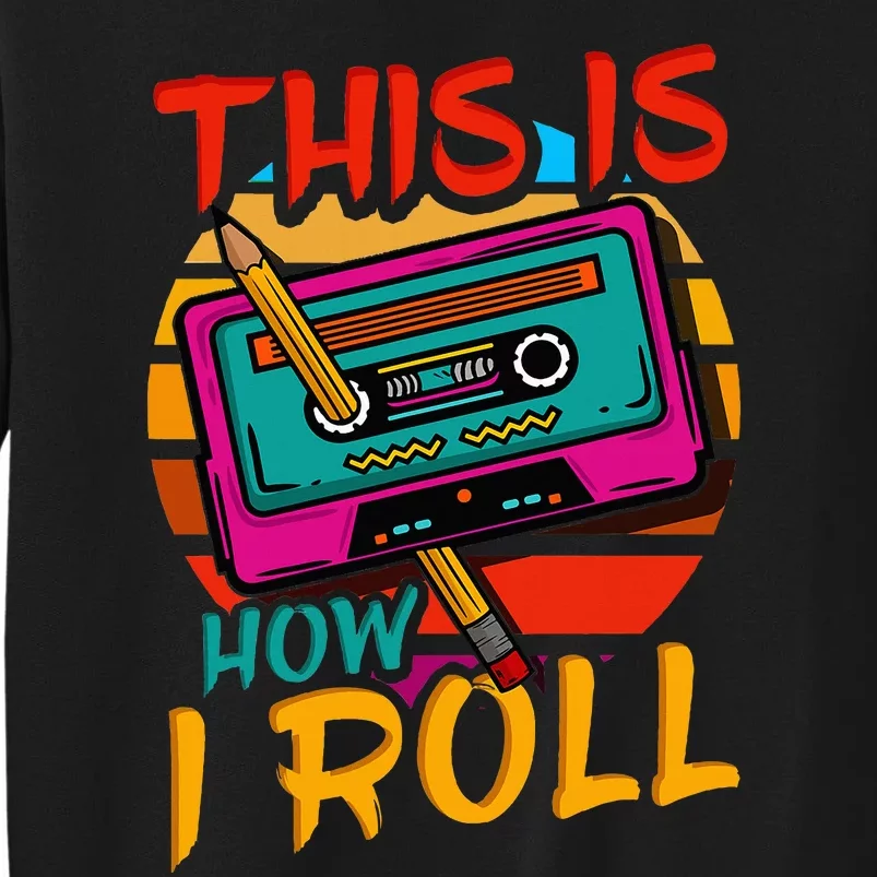 80S 90S Music Cassette Tape Sweatshirt