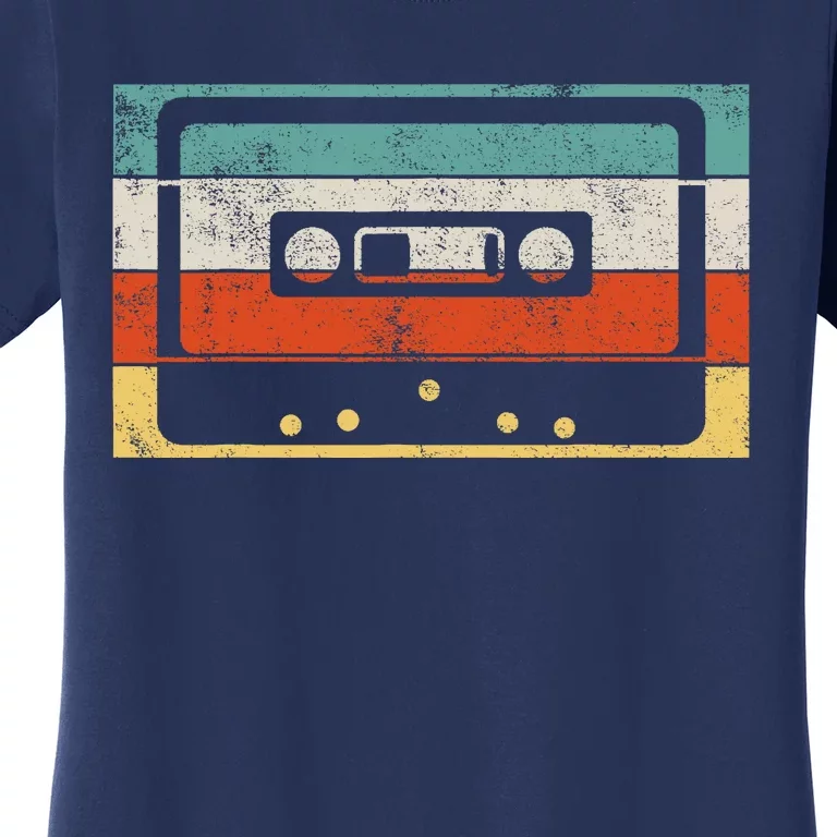 80s 90s Music Cassette Tape Retro Women's T-Shirt