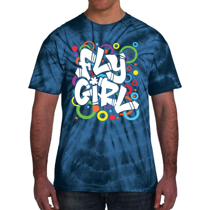 80s 90s Old School BGirl Hip Hop Tie-Dye T-Shirt