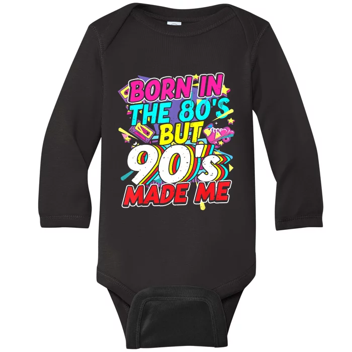 80s 90s Outfit Party Theme Party Costume For And Women Baby Long Sleeve Bodysuit