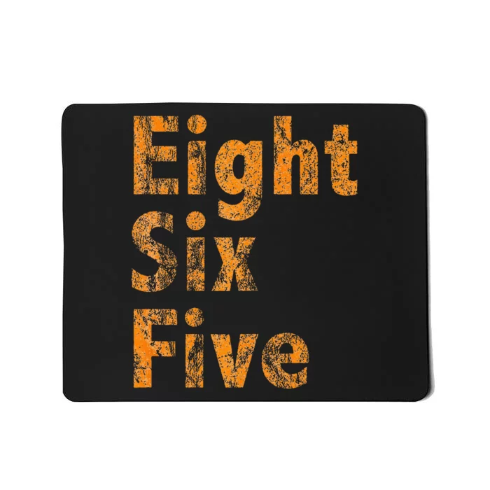 865 Area Code Tennessee Knoxville Eight Six Five Fan Mousepad