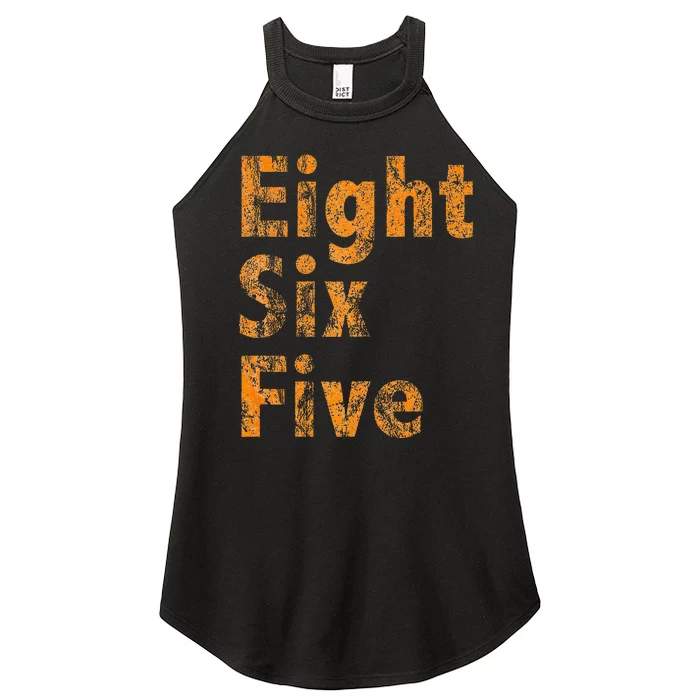 865 Area Code Tennessee Knoxville Eight Six Five Fan Women’s Perfect Tri Rocker Tank