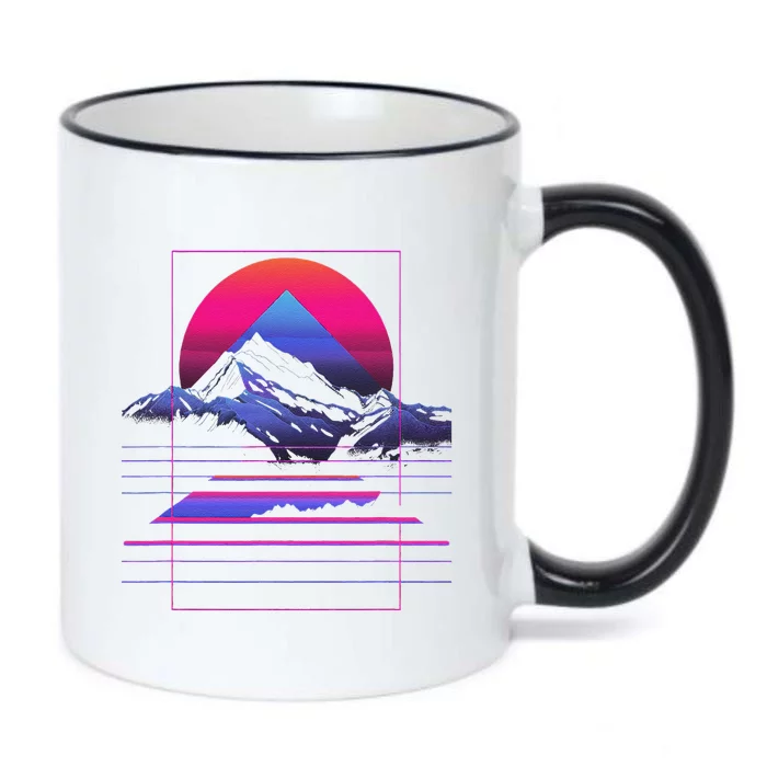 80s Aesthetic Cool Black Color Changing Mug