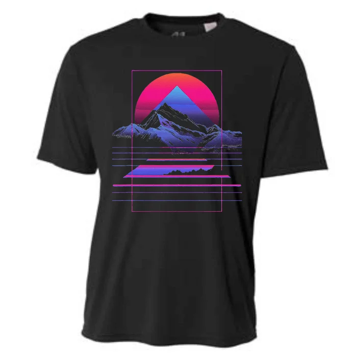 80s Aesthetic Cool Cooling Performance Crew T-Shirt