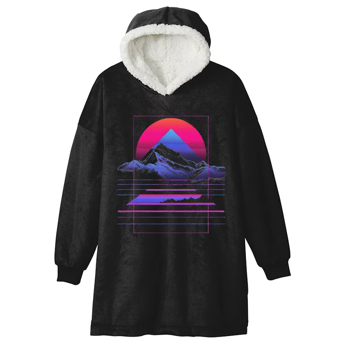 80s Aesthetic Cool Hooded Wearable Blanket