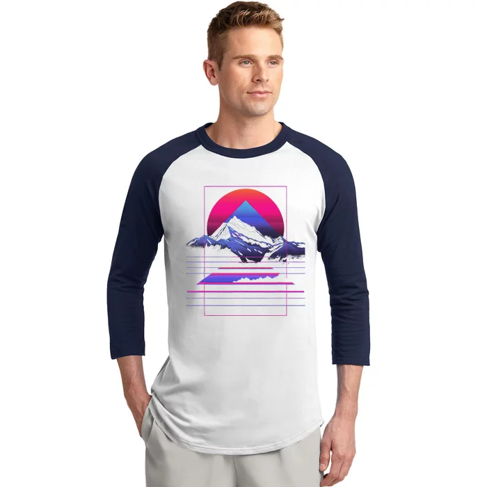 80s Aesthetic Cool Baseball Sleeve Shirt