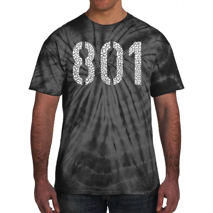 801 Area Code Salt Lake City Tie-Dye T-Shirt