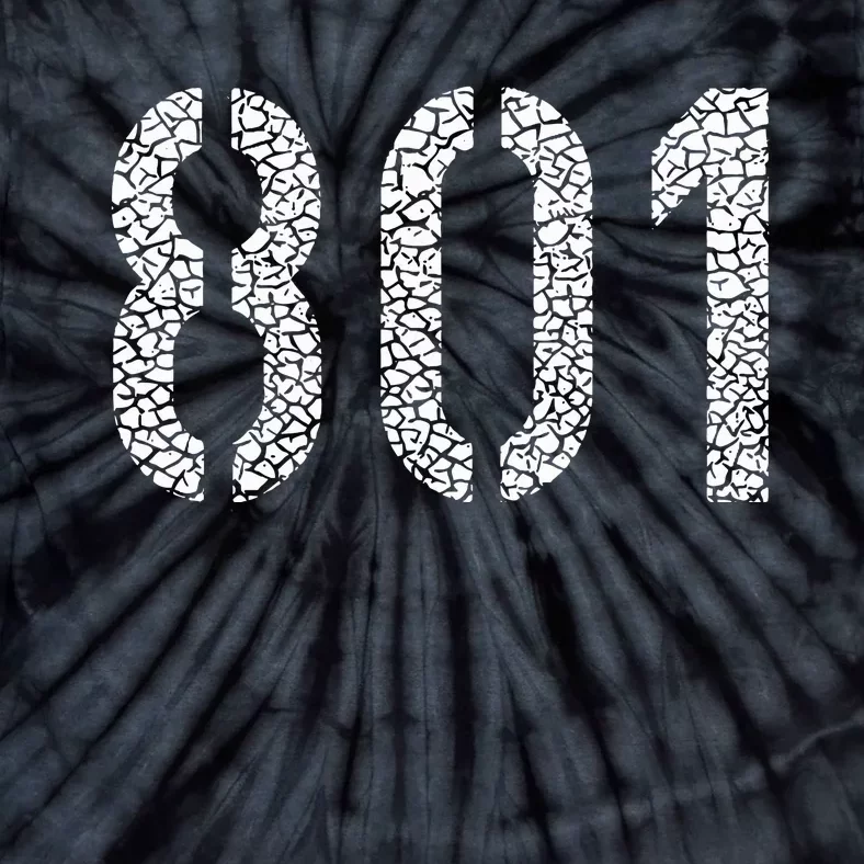 801 Area Code Salt Lake City Tie-Dye T-Shirt