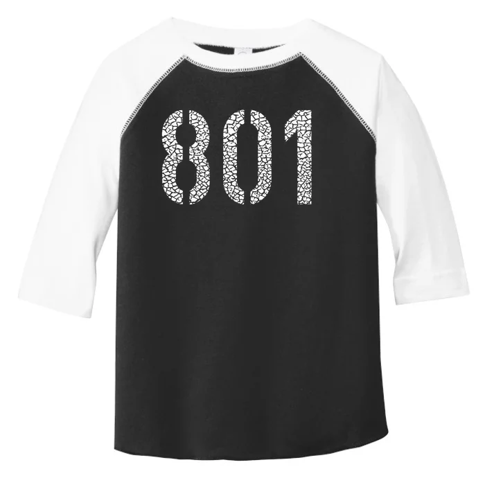 801 Area Code Salt Lake City Toddler Fine Jersey T-Shirt