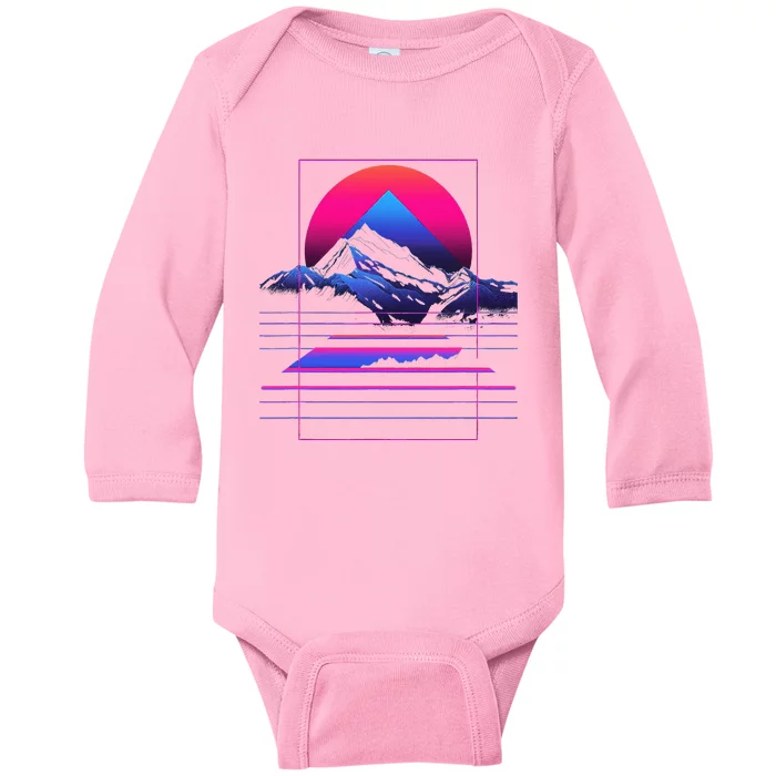 80s Aesthetic Cool Graphic S 6xl Graphic Baby Long Sleeve Bodysuit