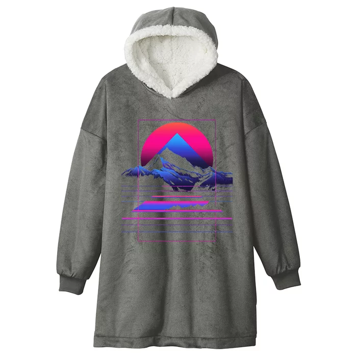 80s Aesthetic Cool Graphic S 6xl Graphic Hooded Wearable Blanket