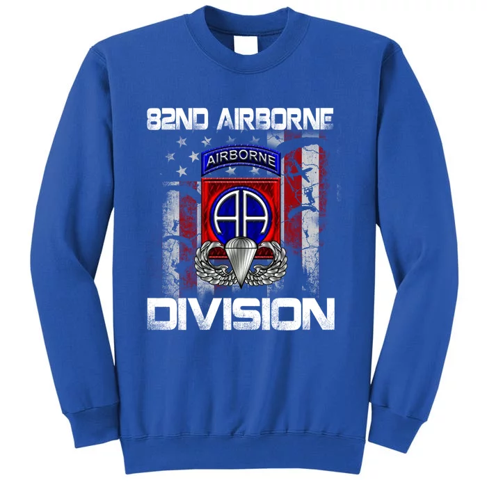 82nd Airborne Division Paratrooper Veteran Us Flag Vintage Gift Sweatshirt