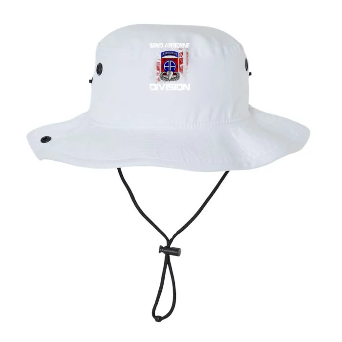 82nd Airborne Division Paratrooper Veteran Us Flag Vintage Gift Legacy Cool Fit Booney Bucket Hat