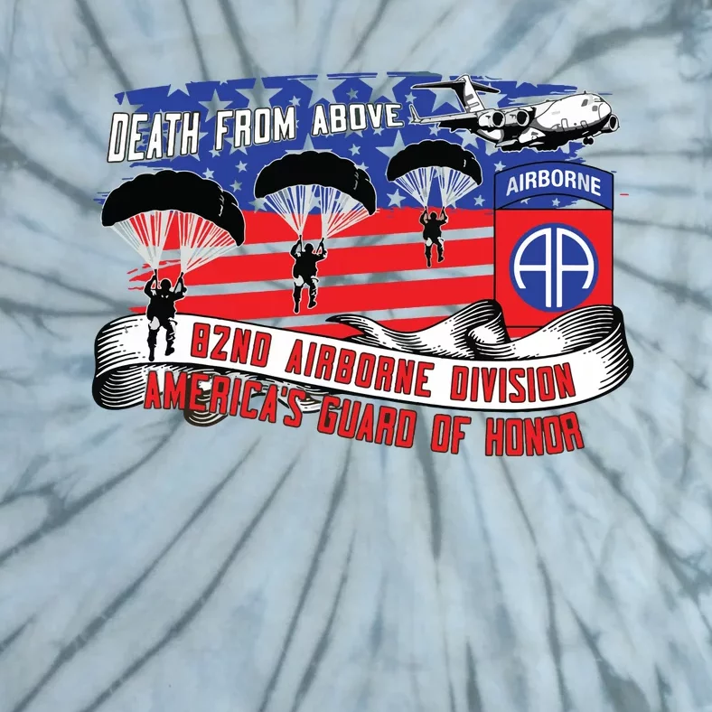 82nd Airborne Division Paratrooper Veteran Fort Bragg Gifts Tie-Dye T-Shirt