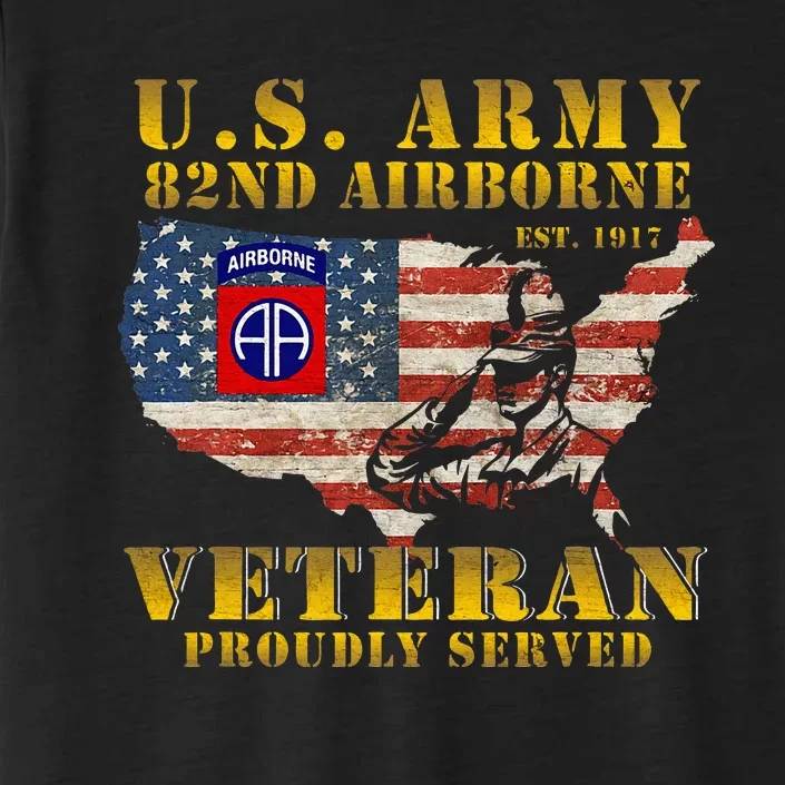 82nd Airborne Division Death From Above Fort Bragg ChromaSoft Performance T-Shirt