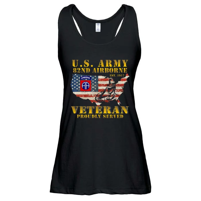 82nd Airborne Division Death From Above Fort Bragg Ladies Essential Flowy Tank