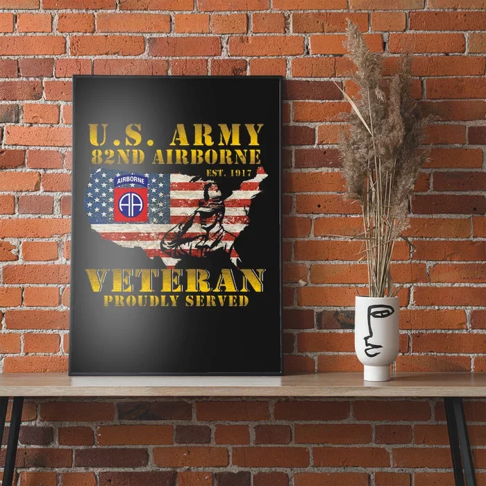 82nd Airborne Division Death From Above Fort Bragg Poster