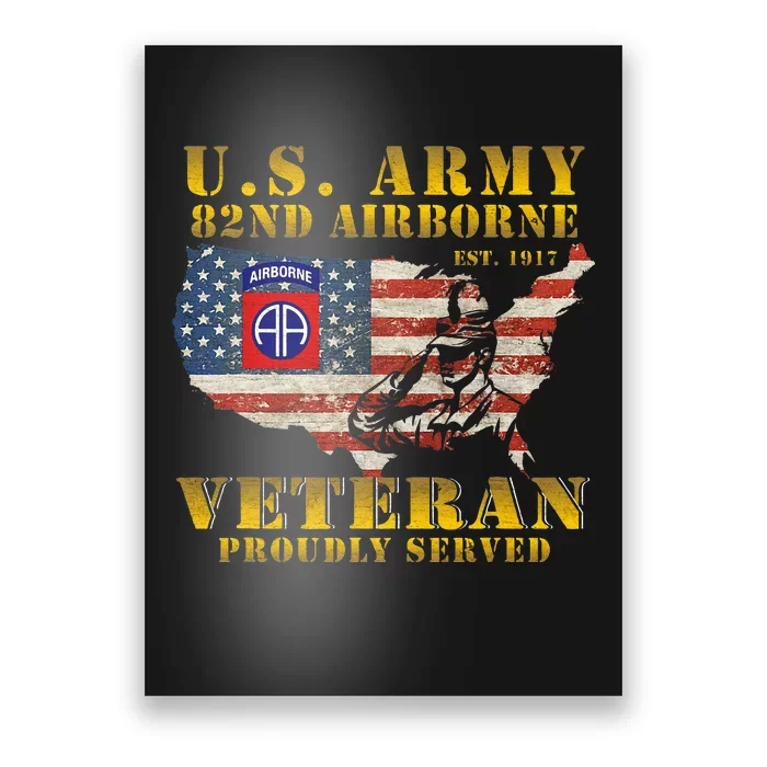 82nd Airborne Division Death From Above Fort Bragg Poster