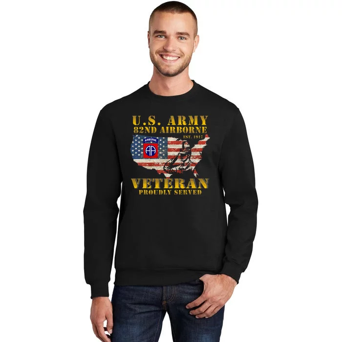 82nd Airborne Division Death From Above Fort Bragg Tall Sweatshirt