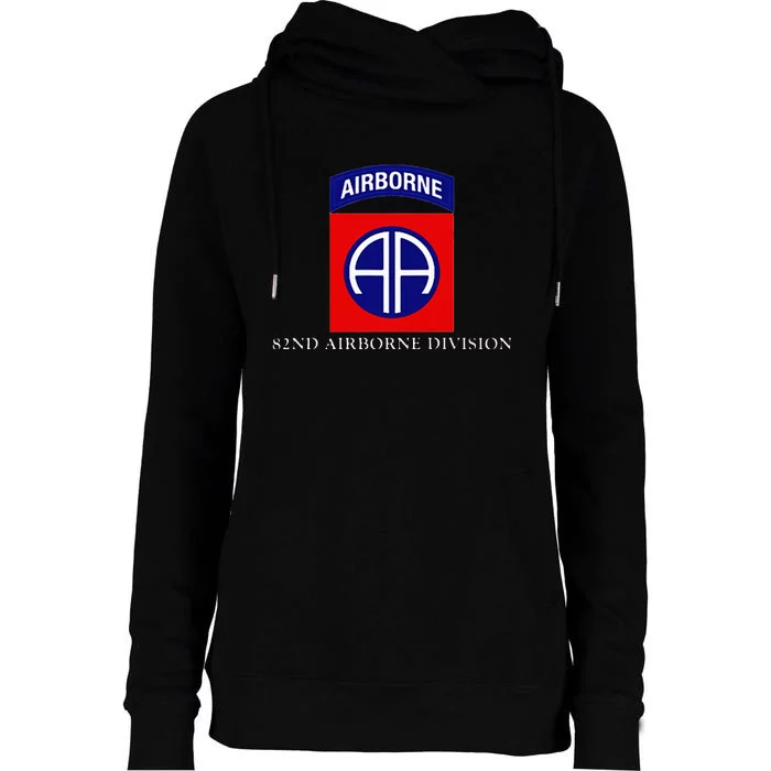 82nd Airborne Division Womens Funnel Neck Pullover Hood