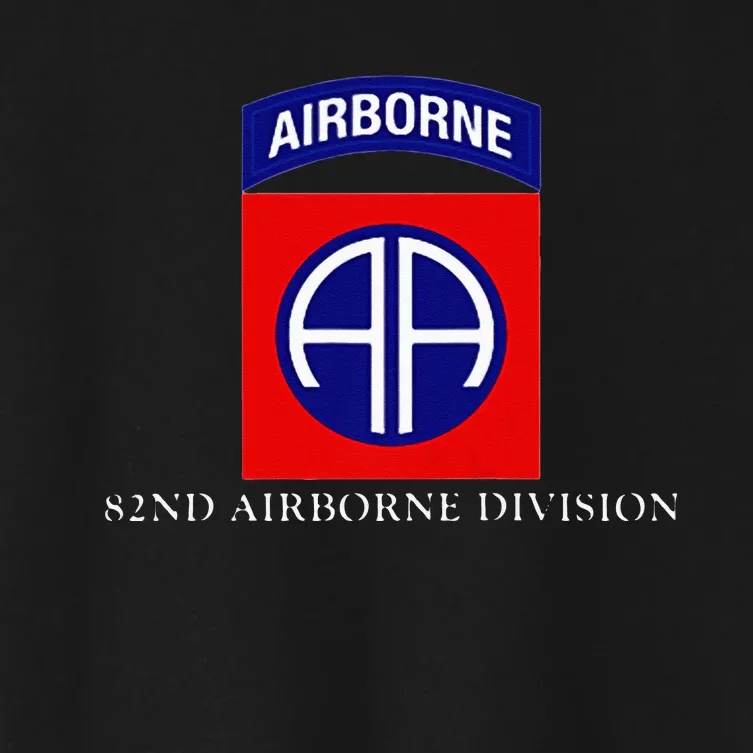 82nd Airborne Division Women's Crop Top Tee