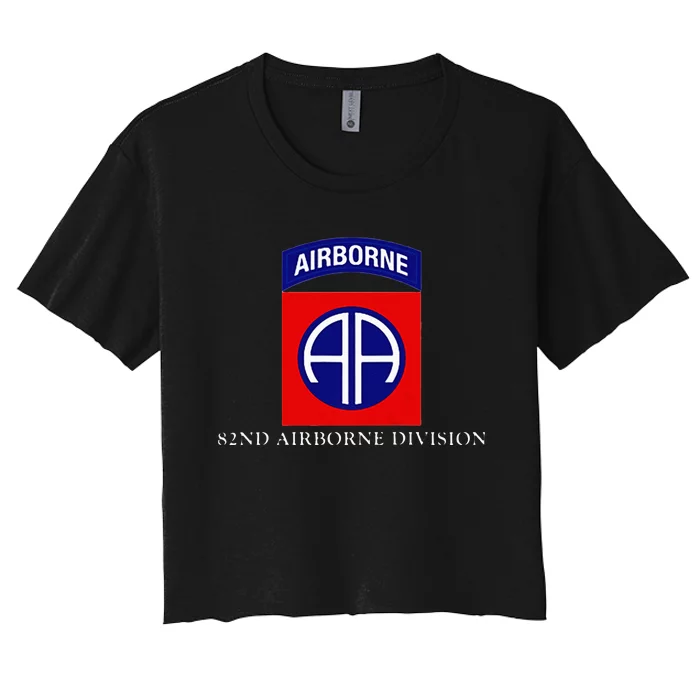 82nd Airborne Division Women's Crop Top Tee