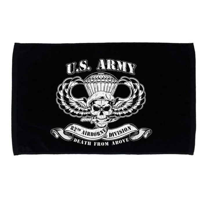 82nd Airborne Division Paratrooper Veteran Fort Bragg Gifts Microfiber Hand Towel