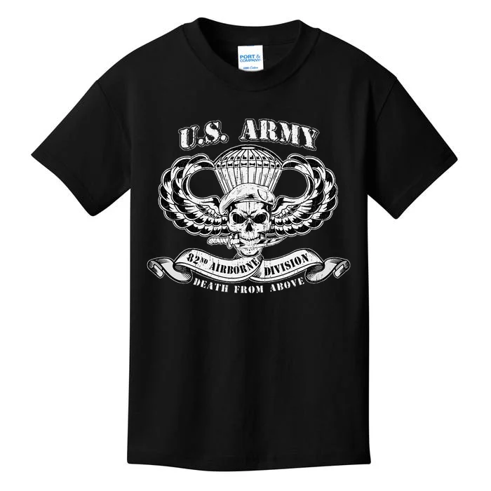 82nd Airborne Division Paratrooper Veteran Fort Bragg Gifts Kids T-Shirt