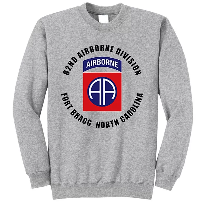 82nd Airborne Division Fort Bragg North Carolina Veteran Tall Sweatshirt