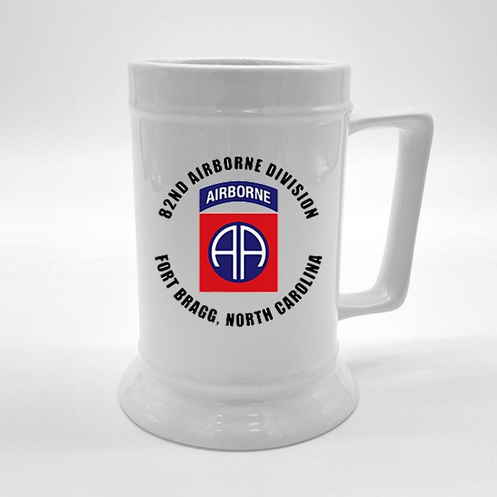 82nd Airborne Division Fort Bragg North Carolina Veteran Front & Back Beer Stein