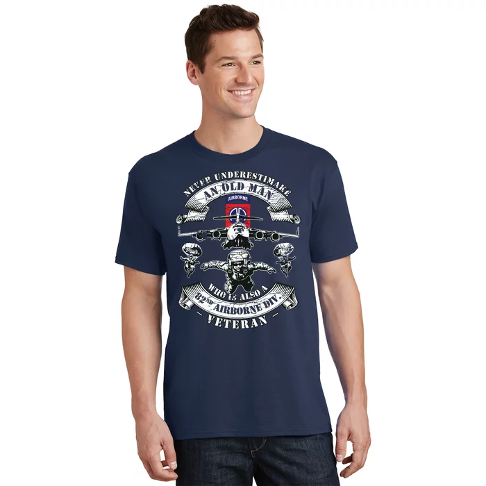 82nd Airborne Division Paratrooper Fort Bragg Veteran Gifts T-Shirt