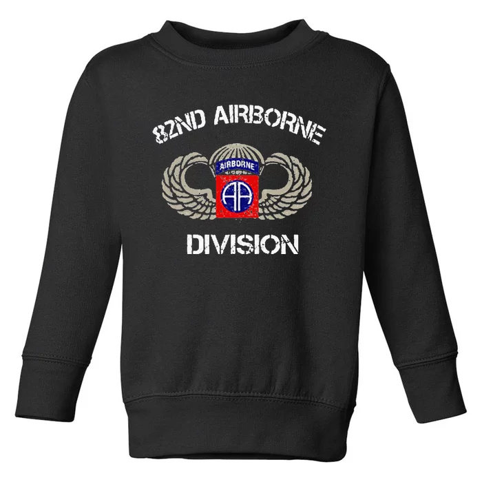 82nd Airborne Division Veteran Toddler Sweatshirt